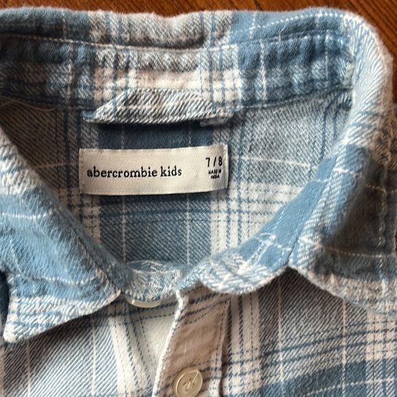 Abercrombie Kids Flannel Button Down Shirt - Picture 4 of 4